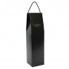Sac noir en carton rigide pour transporter 1 bouteille - EMBAL PLUS