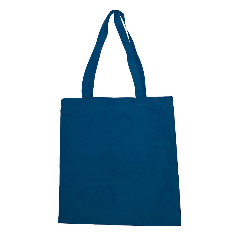 Tote bag bleu - Sac de shopping en coton écologique - EMBAL PLUS