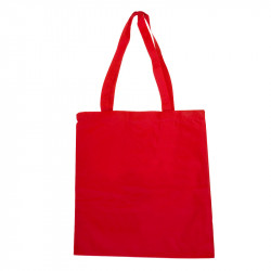 Tote bag rouge - Sac de shopping en coton écologique - EMBAL PLUS