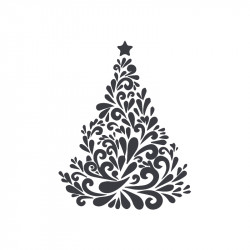 Illustration "Sapin enchanté" motif incontournable de Noël pour vos sacs personnalisés.