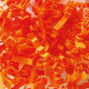 Frisure orange en papier froissé pour calage et décoration