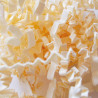 Frisure ivoire en papier froissé pour calage et décoration
