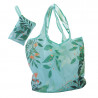 Sac pliable "Céladon" - Nylon 75g - Avec sa pochette de rangement