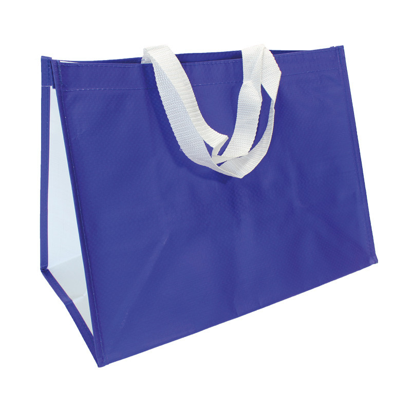 Sac polypro tissé bicolore Bleu et Blanc, grande capacité | EMBAL PLUS Sac polypro tissé bicolore Bleu et Blanc, grande capacité | EMBAL PLUS