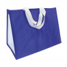 Sac polypro tissé bicolore Bleu et Blanc, grande capacité | EMBAL PLUS