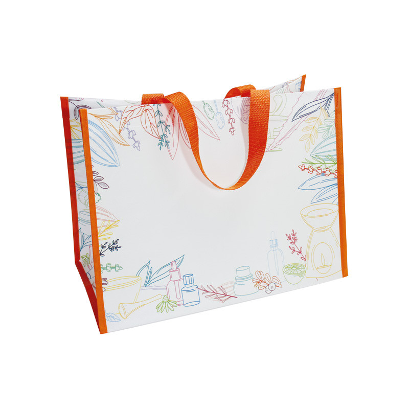 Sac polypro réutilisable "Aromathérapie Orange" - Création Exclusive Sac polypro réutilisable "Aromathérapie Orange" - Création Exclusive