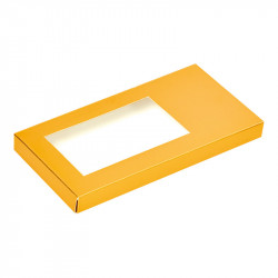 Étuis tablette or personnalisable avec fenêtre transparente