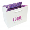 Sac pelliculé "GEODE Lavande" - Sac personnalisable avec votre logo