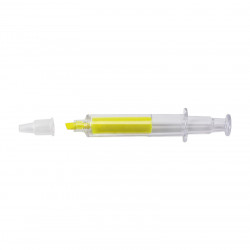 Surligneur en plastique jaune fluo - Objet publicitaire EMBAL PLUS