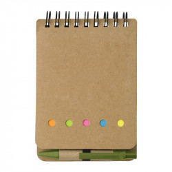 Carnet à spirale avec stylo - Objet publicitaire EMBAL PLUS