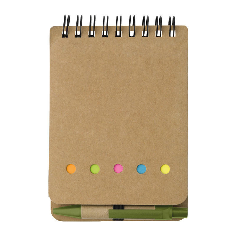 Carnet à spirale avec stylo - Objet publicitaire EMBAL PLUS