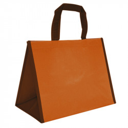 Sac Polypro Tissé Orange/Chocolat – Pratique et résistant | EMBAL PLUS