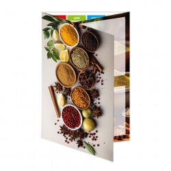 Calendrier de poche en 3 volets, personnalisable, dimensions 203x102mm