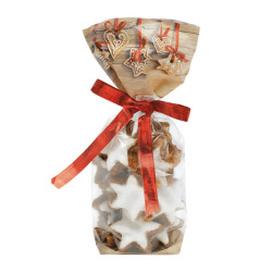 Sachet transparent polypro Noël "Pain d'Épices"