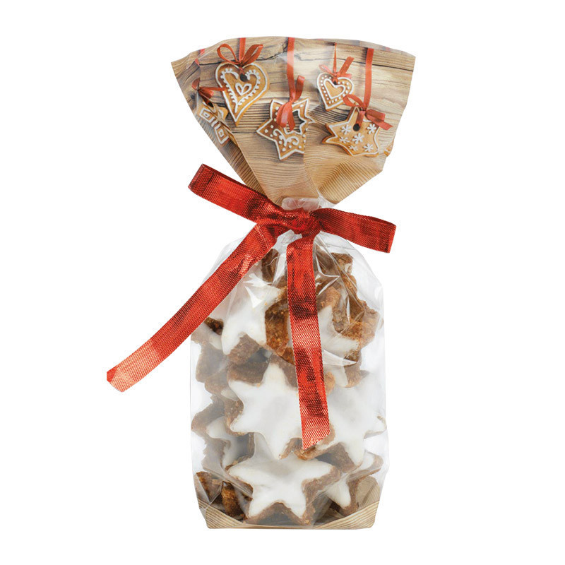 Sachet transparent polypro Noël "Pain d'Épices"