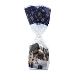Sachet transparent polypro Noël "Nuit de Noël"