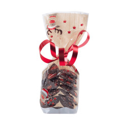 Sachet transparent polypro Noël "Trois Rennes"