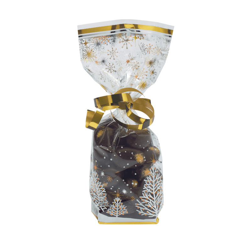 Sachet transparent polypro Noël "Noël Scintillant"
