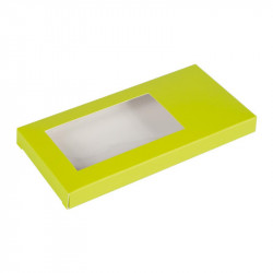 Étui vert pour tablette de chocolat - Étui carton tablette - EMBAL PLUS