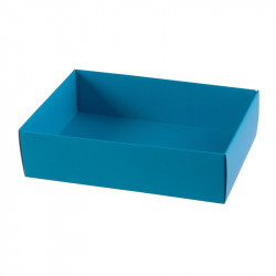 Boîte macaron acidulée turquoise personnalisable avec accessoire