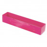 Boîte macaron fuchsia personnalisable - Option Alvéoles ou gouttières - EMBAL PLUS