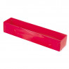 Boîte macaron acidulée rouge personnalisable fournie avec accessoire - EMBAL PLUS