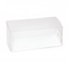 Boîte cake PVC transparent alimentaire personnalisable avec plateau - EMBAL PLUS
