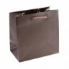 Sac Pelliculé Mat Uni Marron - Sac Luxe personnalisable - EMBAL PLUS