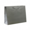 Sac Pelliculé Mat Uni Gris - Sac Luxe personnalisable avec votre logo - EMBAL PLUS