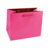 Sac Pelliculé Mat Bicolore Fuchsia/Violet - Sac Luxe personnalisable - EMBAL PLUS