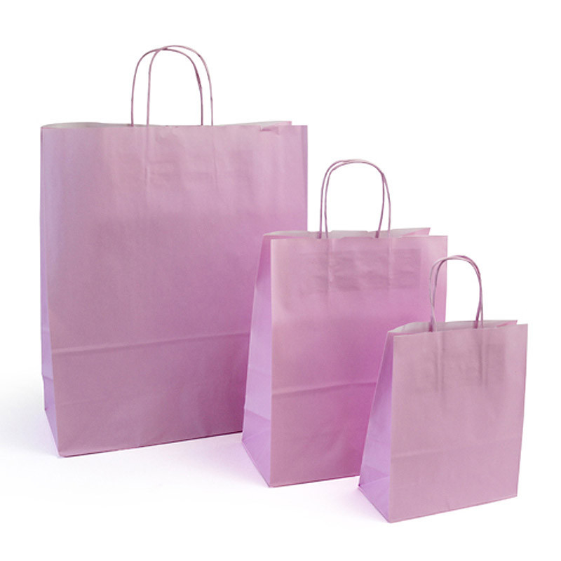 Sac kraft shopping Rose Clair