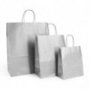 Ensemble sacs kraft shopping argent - EMBAL PLUS