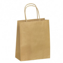 Sac kraft shopping nature brun T1 - EMBAL PLUS