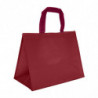 Sac cabas isotherme bordeaux en polypro-tissé avec fermeture en velcro - photo 1 - EMBAL PLUS