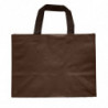 Sac cabas isotherme chocolat en polypro-tissé avec fermeture en velcro - photo 2 - EMBAL PLUS