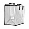 Sac glacière isotherme, souple, étanche, pliable, coloris blanc - EMBAL PLUS