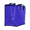 Sac glacière isotherme, souple, étanche, pliable, coloris bleu - EMBAL PLUS