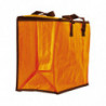 Sac glacière isotherme, souple, étanche, pliable, coloris orange - EMBAL PLUS