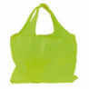 Sac à bretelles réutilisable en polyester vert anis - Écologique ! - EMBAL PLUS