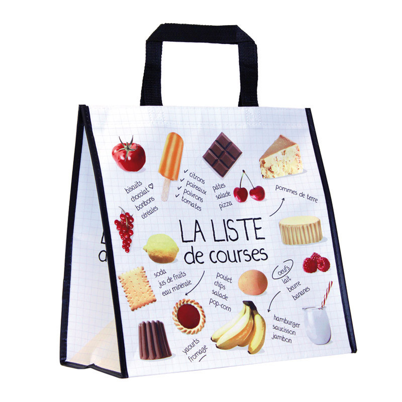 Sac polypro non tissé avec motif - recto Sac polypro non tissé avec motif - recto