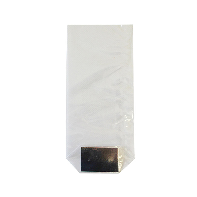Sachet polypro transparent neutre avec fond carton et personnalisable
