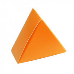 Boite triangle orange