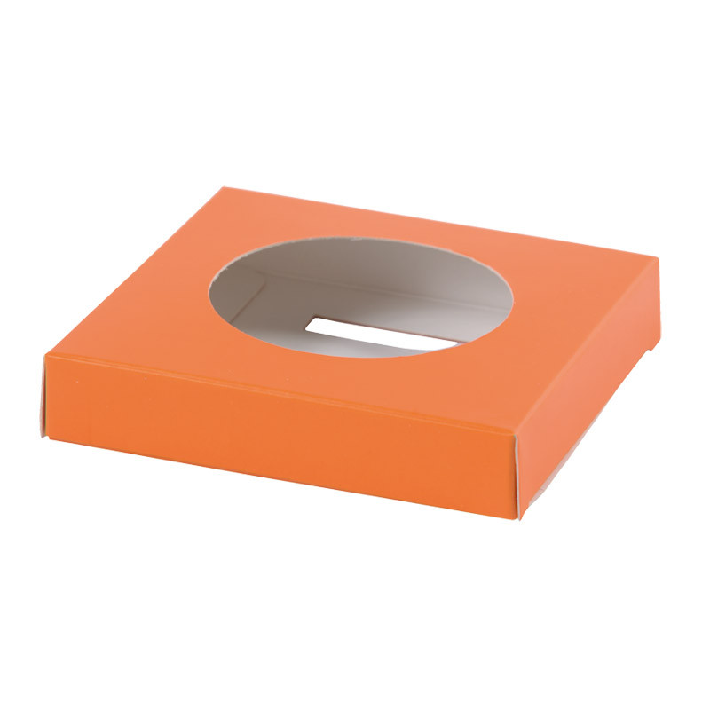 Socle œuf en carton couleur orange pour moulage en chocolat - EMBAL PLUS