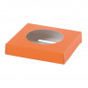 Socle œuf en carton couleur orange pour moulage en chocolat - EMBAL PLUS