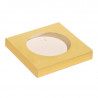 Socle œuf en carton couleur or pour moulage en chocolat - EMBAL PLUS