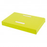 Socle poule en carton couleur verte pour moulage en chocolat - EMBAL PLUS