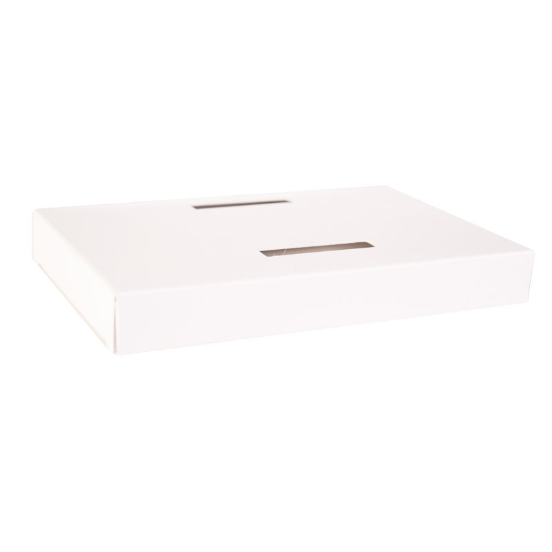 Socle poule en carton couleur blanche pour moulage en chocolat - EMBAL PLUS