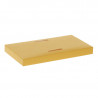 Socle poule en carton couleur or pour moulage en chocolat - EMBAL PLUS