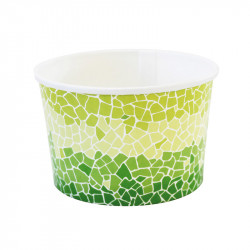 Pot à glace en carton alimentaire, coloris vert, contenance 60ml - EMBAL PLUS