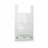 Sac à bretelle 50 microns neutre - Sac plastique blanc grand format - EMBAL PLUS
